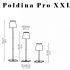Bežična podna LED lampa Poldina Pro XXL IP54