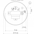 Luster Egoluce LED Mork 1507